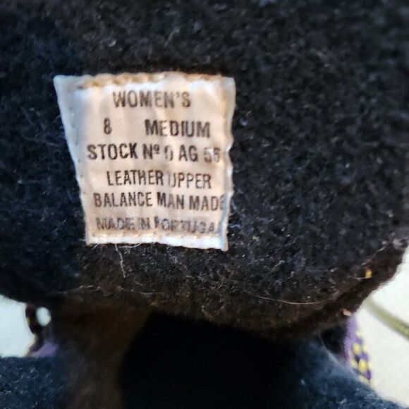 LL Bean Hiking Trail Suede Snow Lace Up Boots Womens Size 8 Medium Purple AG 56 - Picture 4 of 8